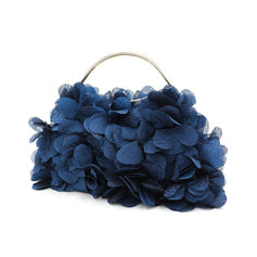 Evening Polyester Evening Bags in Apricot Navy